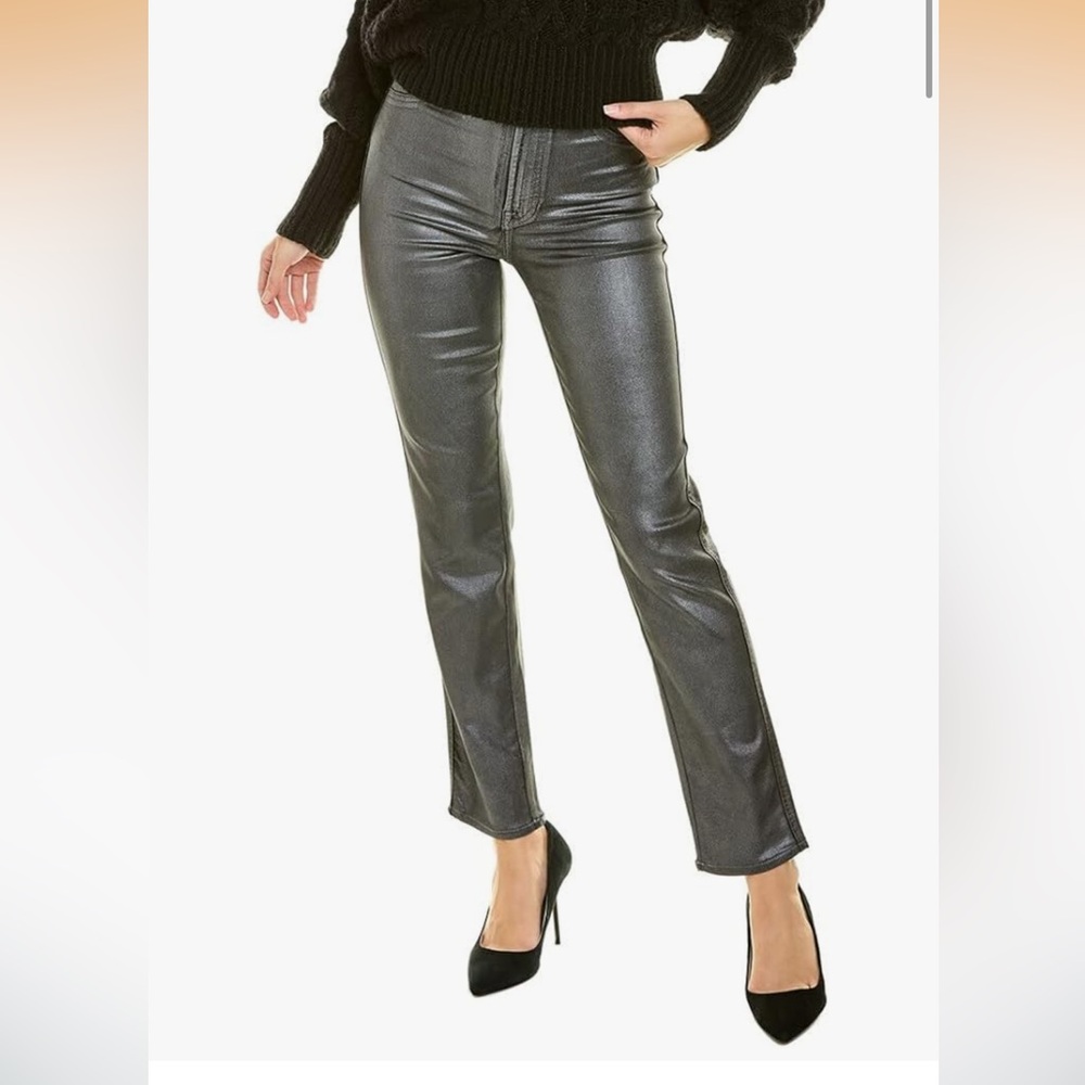 7 for All Mankind High Waist Straight Jeans